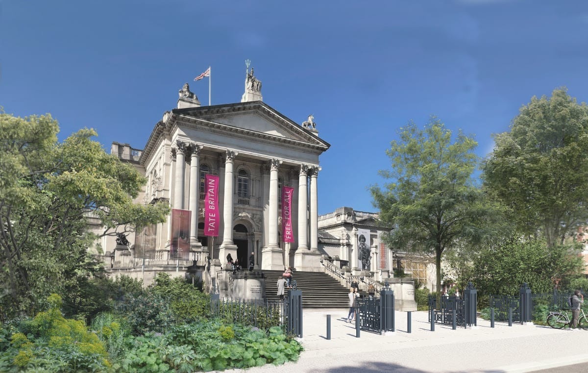 Design til Tate Britain Clore Garden. Billede venligst udlånt af Tom Stuart-Smith Studio