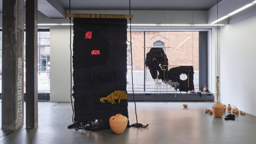 Emily Waszak. Installation view, Faigh Amach, Temple Bar Gallery + Studios, 2025. Photo: Ros Kavanagh.